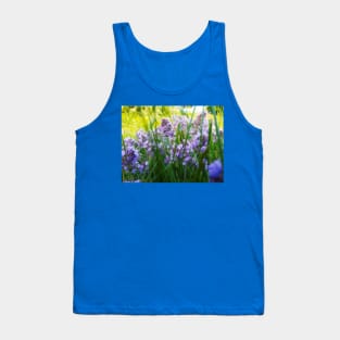 Blue flowers Tank Top